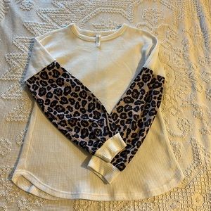 Women’s Long Sleeve Waffle Knit Shirt